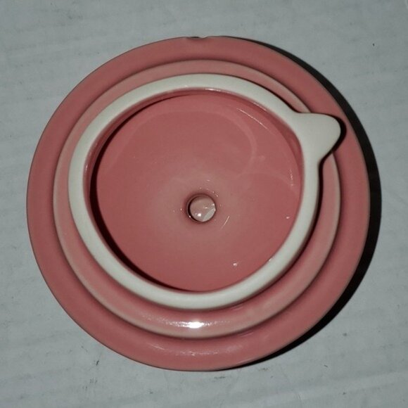 Fiestaware Fiesta 44 Oz Covered Ceramic Teapot Dish Container Pitcher Peony Pink - Picture 14 of 16